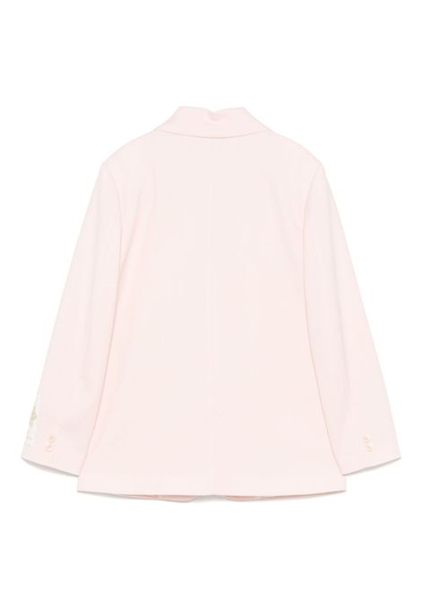 Blazer rosa con logo ELISABETTA FRANCHI KIDS | EFGC063 0 ML019C036